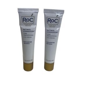 RoC 3-in-1 Retinol Correxion Line Smoothing Eye Cream 0.6 oz 2-pack